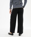 Pantalon de grossesse en maille froissée à taille smockée
